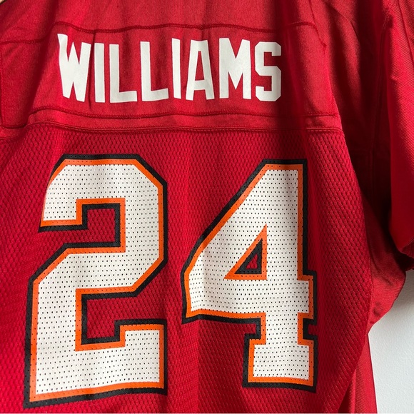 Vintage Cadillac Williams Tampa Bay Buccaneers Jersey Reebok Mens Medium‎ NFL - Picture 9 of 11